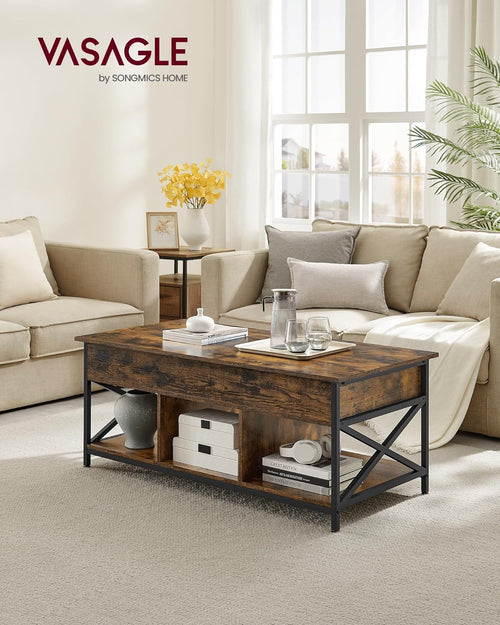 Theo sofabord - Rustik brun