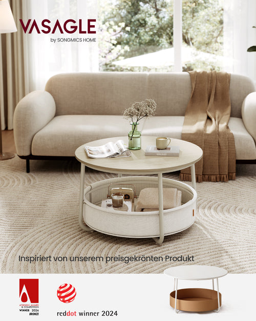 Athen sofabord - Beige/cremehvid