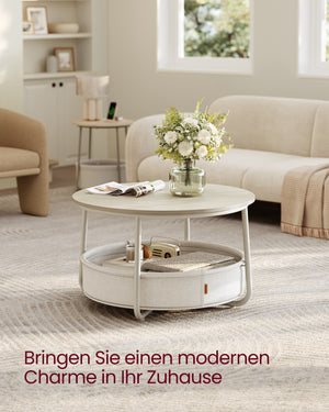 Athen sofabord - Beige/cremehvid