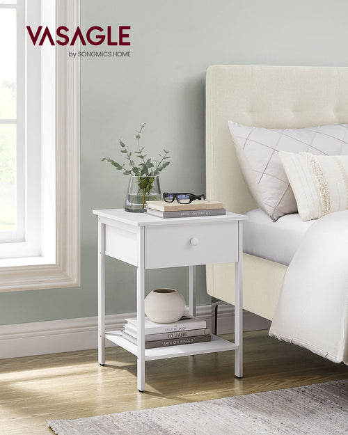 Felix senge- og sidebord - Hvid