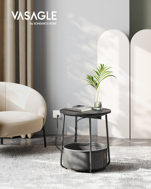 Tokyo senge- og sidebord - Sort