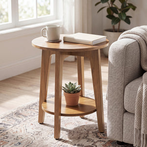 Mathias senge- og sidebord - Brun
