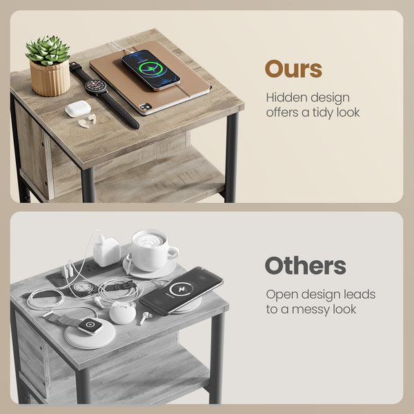 Astrid senge- og sidebord - Beige