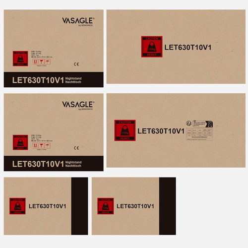 Lewis senge- og sidebord - Hvid