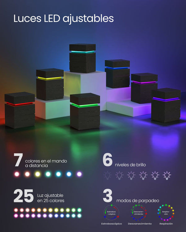 Lewis senge- og sidebord - Sort