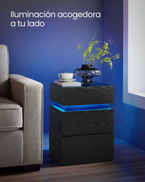 Lewis senge- og sidebord - Sort