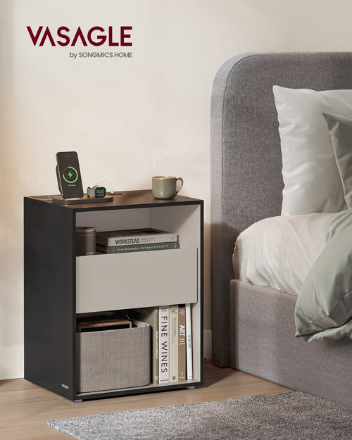 Brooklyn senge- og sidebord - Sort