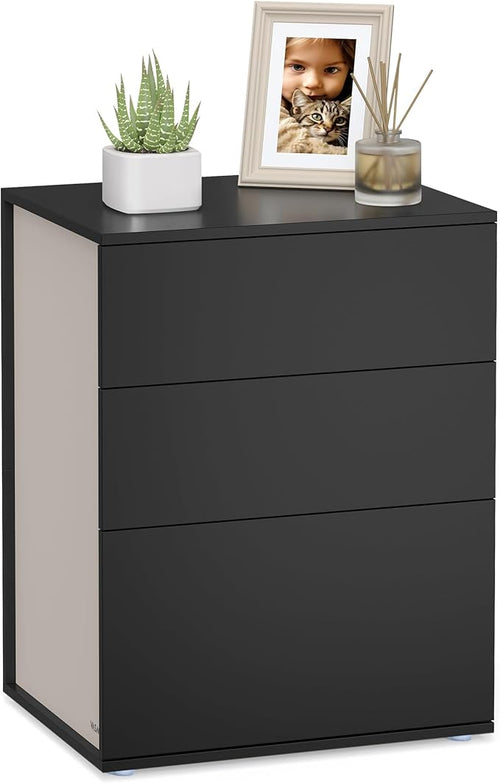 Luka senge- og sidebord - Sort