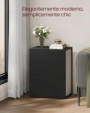 Luka senge- og sidebord - Sort