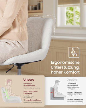 Elin sminkestol - Cremehvid