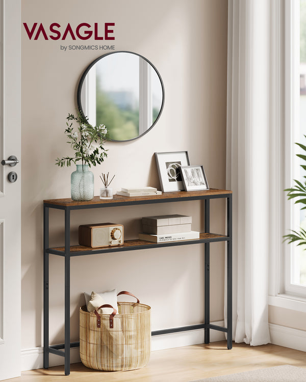 Emmely konsolbord - Rustik brun