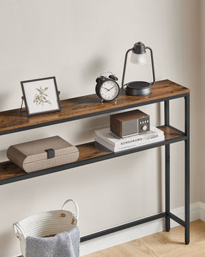 Emmely konsolbord - Rustik brun