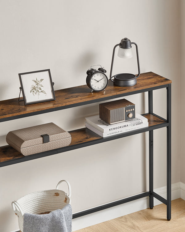 Emmely konsolbord - Rustik brun