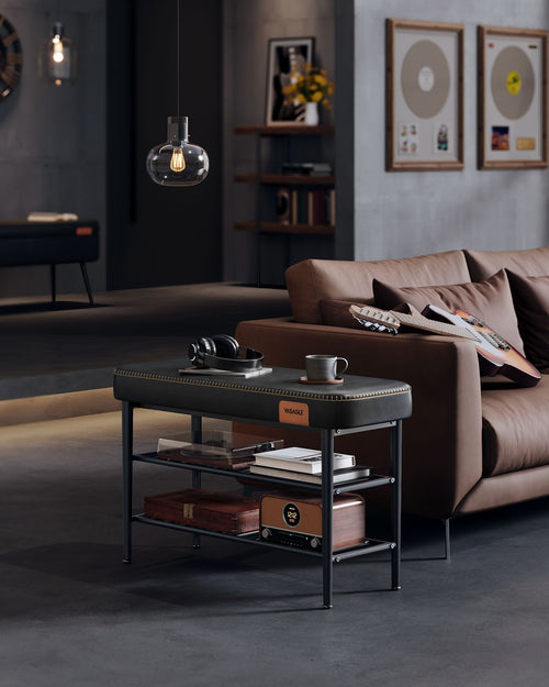 Nicolas skobænk - Sort