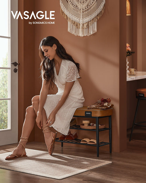 Nicolas skobænk - Brun