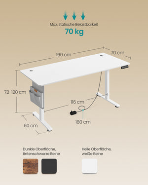 Sanna skrivebord - Hvid