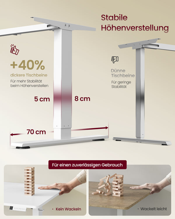 Ronja skrivebord - Hvid