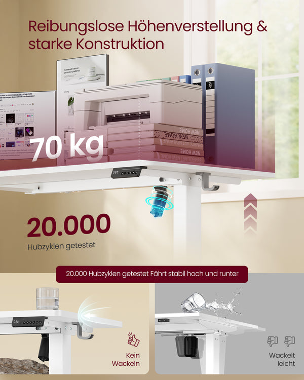 Thea skrivebord - Hvid