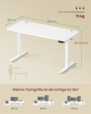 Liva skrivebord - Hvid