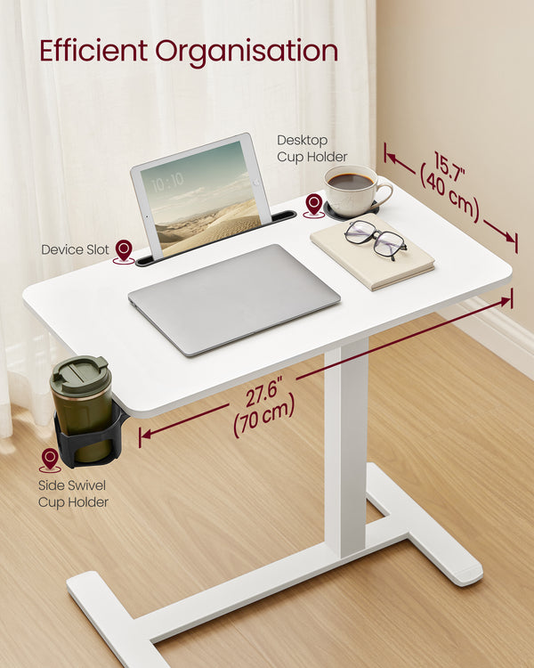 Liva mobilt skrivebord - Hvid
