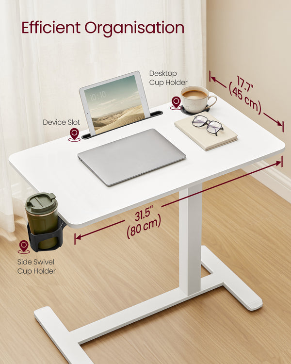 Elin mobilt skrivebord - Hvid