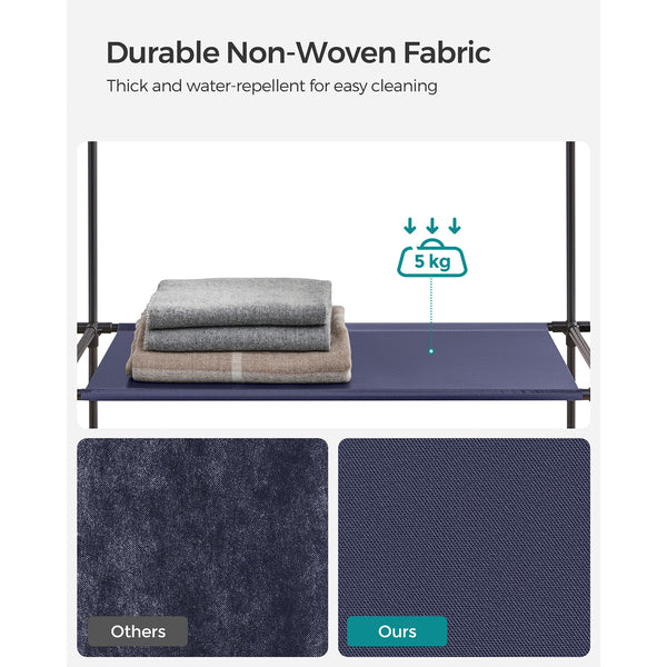 Lionel klæde- og garderobeskab - Blå