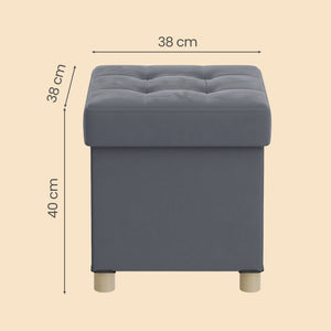 Alexandra puf med opbevaring