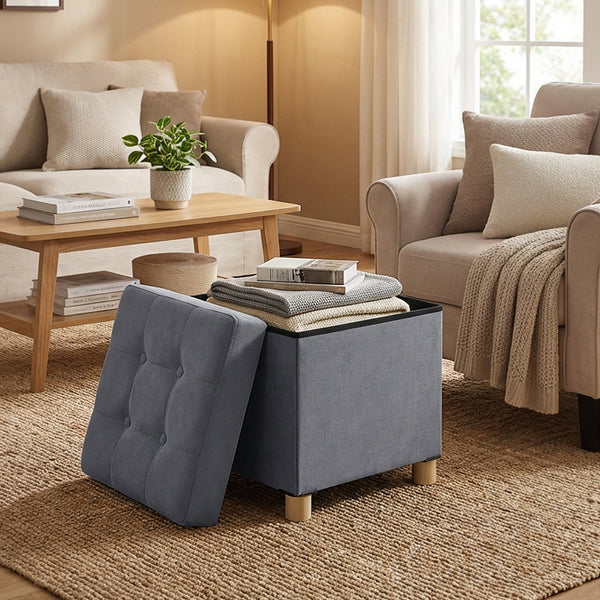 Alexandra puf med opbevaring