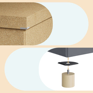 Alexandra puf med opbevaring