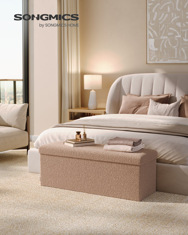 Ellie opbevaringsbænk - Beige