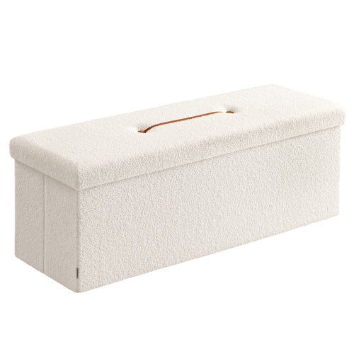 Ellie opbevaringsbænk - Hvid