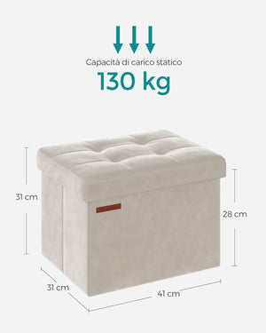 Sofia puf med opbevaring