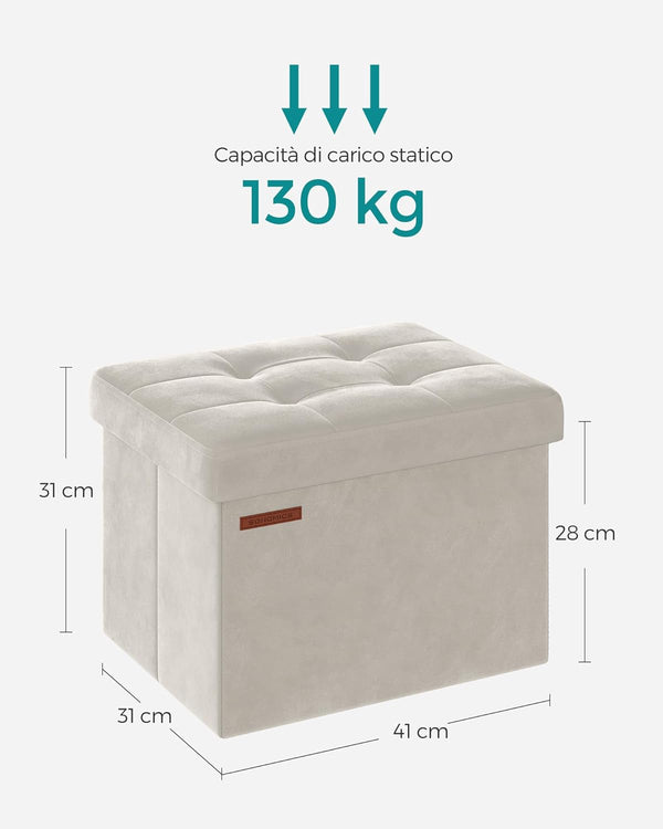 Sofia puf med opbevaring