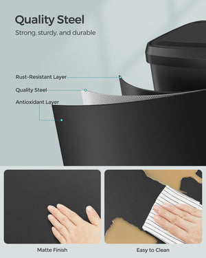 Rio skraldespand | 68 L - Sort