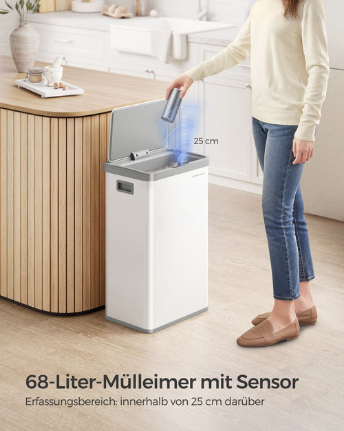 Johan skraldespand | 68 L - Hvid