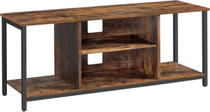 Elin TV-bord - Rustik brun/sort