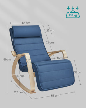 Caroline gyngestol - Blå