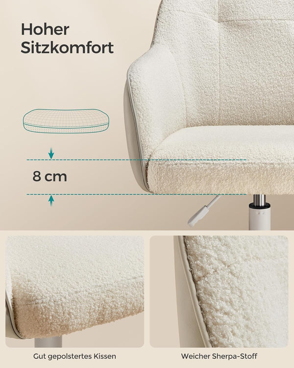 Clara kontorstol - Beige