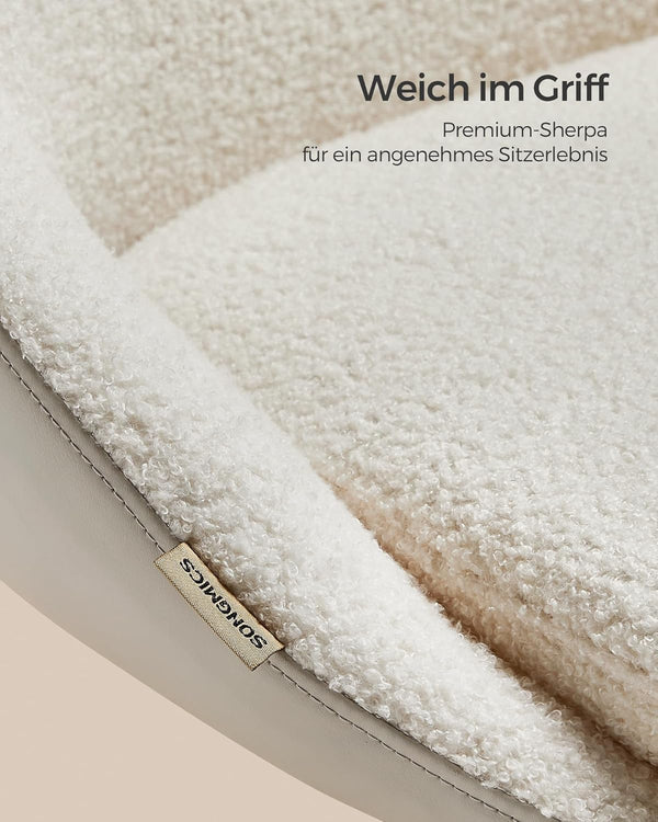 Venedig kontorstol - Beige/hvid