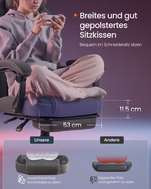 Thea gamerstol - Grå