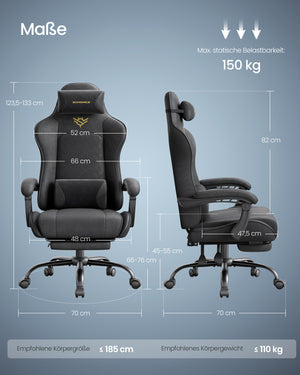 Liva gamerstol - Sort