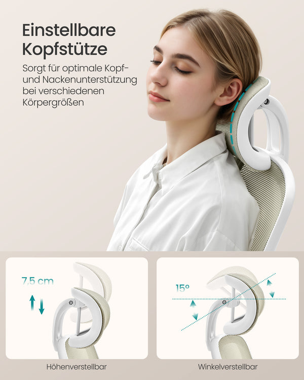 Lucca kontorstol - Beige