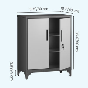 Holger arkivskab - Sort