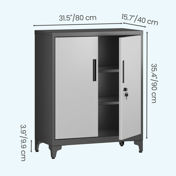 Holger arkivskab - Sort