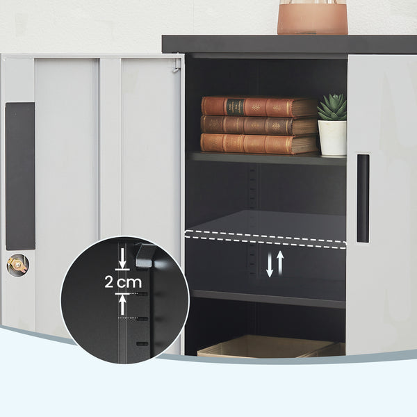 Holger arkivskab - Sort