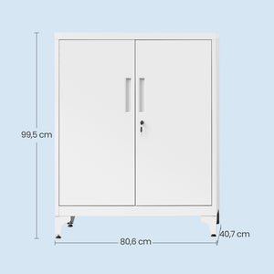 Holger arkivskab - Hvid