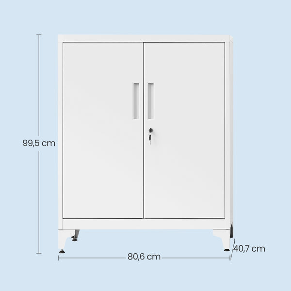 Holger arkivskab - Hvid