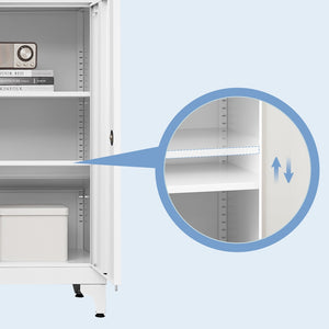 Holger arkivskab - Hvid