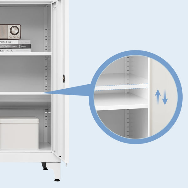 Holger arkivskab - Hvid