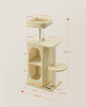 Loulou kradsetræ - Hvid